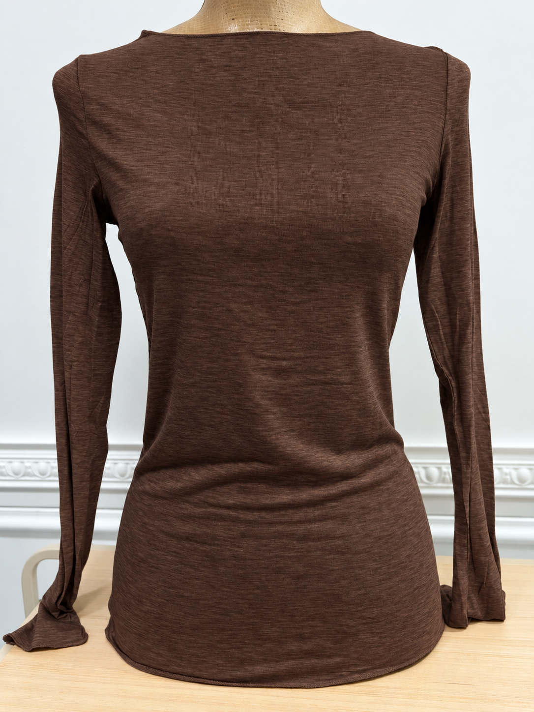 Maglia Girocollo Misto Cashmere
